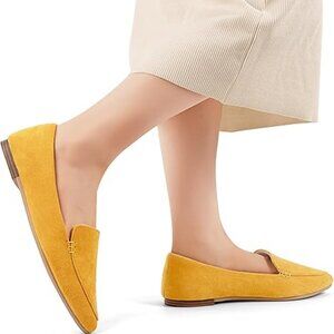 yellow loafers